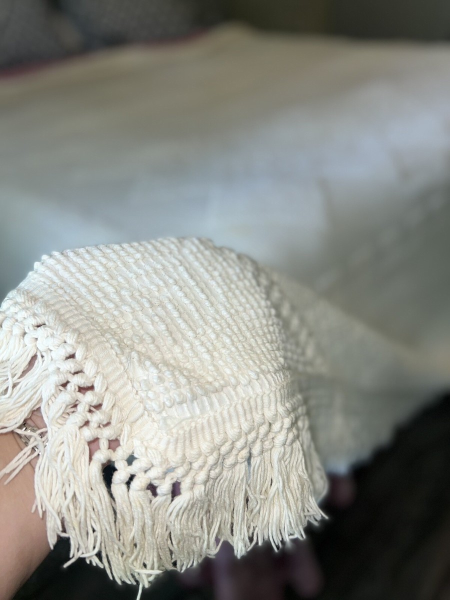 Vintage 1950's Bates Full Queen George Washington Hobnail Chenille