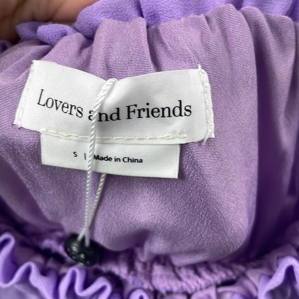 Lovers + Friends NWT Arden Midi Dress Lilac Purple XS or Small | eBay