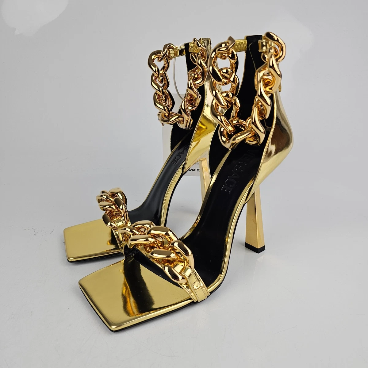 Versace Medusa chain sandals - Gold