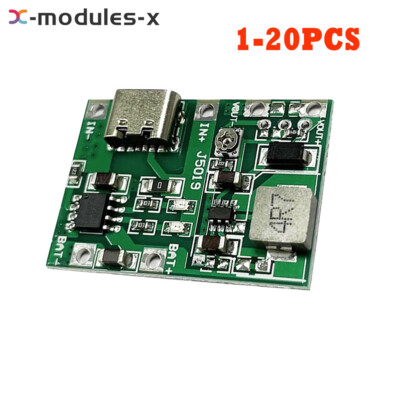 1-20x 3.7V 4.2V Type-C USB 18650 Li-ion Battery Charging Board Charger Module