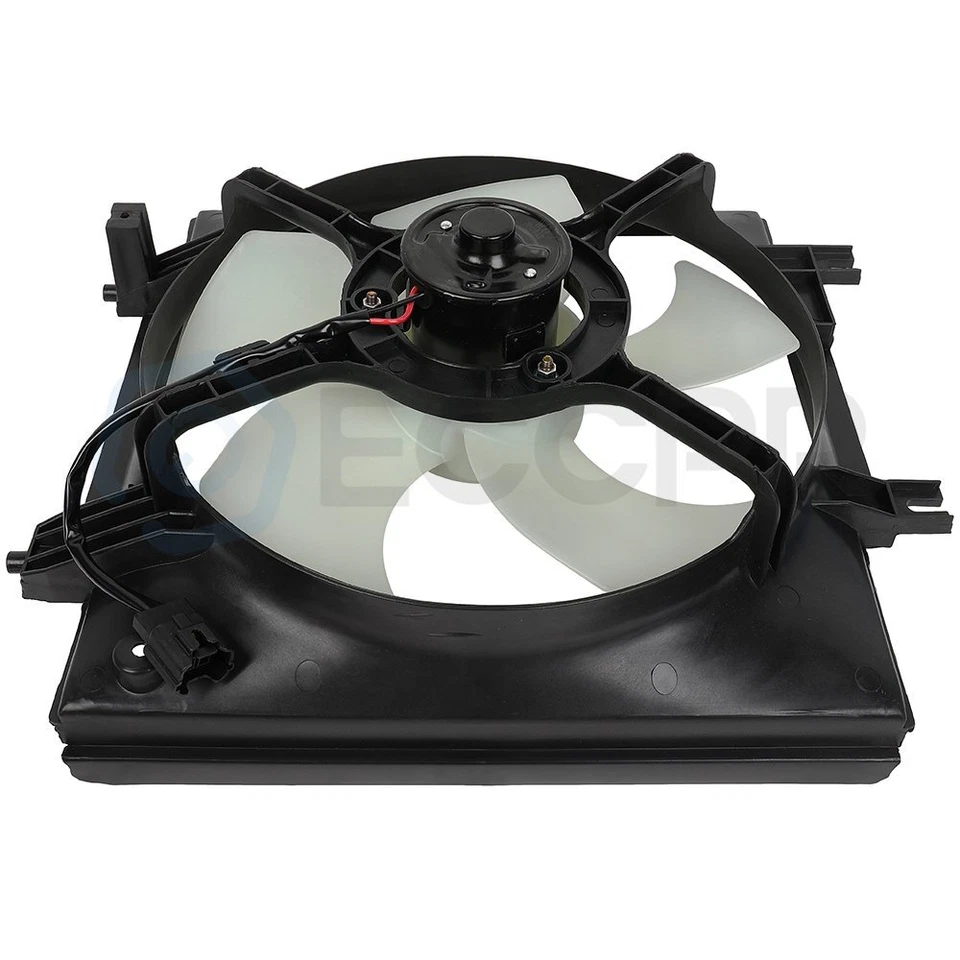 Electric Radiator Condenser Cooling Fan Assembly For 2008-2011 Subaru Impreza Foto 4 de 4