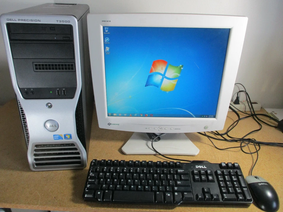 DELL PRECISION T3500 COMPUTER IntelXeonCPU W3503@2.4GHz x64 4GB MEMORY 500 GBHDD - Image 3 of 4