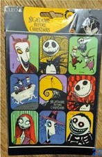 Nightmare Before Christmas - 36 Self-Adhesive Stickers- New, Still Sealed