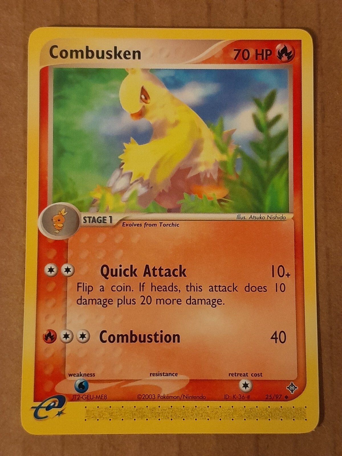 Pokemon Combusken 25/97 Ex Dragon NM-Mint See Pictures