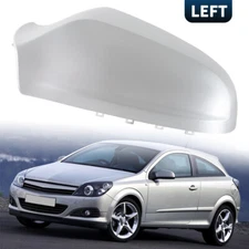 Exterior Mirror Cover Cap Silver Grey Left Side For Vauxhall Astra H 2004-2009