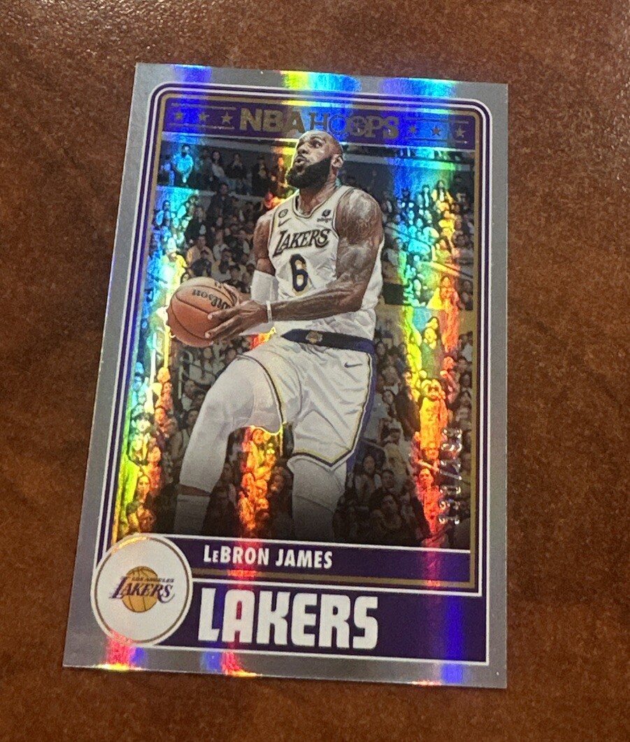 2023-24 Panini NBA Hoops Lebron James Tribute #290 - SILVER 2023-24 Panini NBA Hoops Lebron James Tribute #290 - SILVER