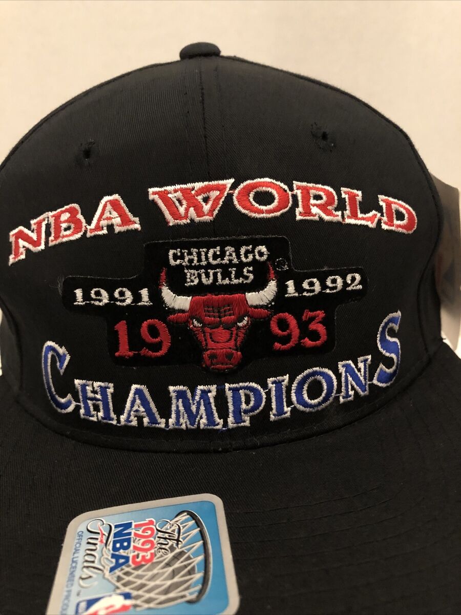Vintage Chicago Bulls Snapback Hat 93 NBA World Champions Vintage Chicago Bulls Snapback Hat 93 NBA World Champions
