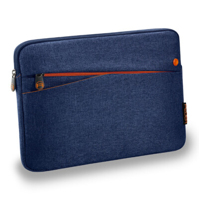 PEDEA Tablet Tasche 9, 10 - 11 Zoll Hülle Case Sleeve mit Zubehörfach, blau