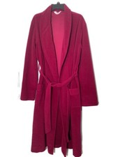 Vanity Fair Men's Robe Large Burgundy For Him Velour Robe Vintage USA 1803