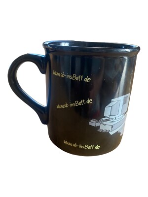 Uli Stein Tasse www.ab-ins-Bett.de Becher Mug Pott Rarität Sammlung Selten Retro