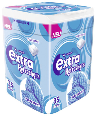 Wrigley´s EXTRA  REFRESHERS Peppermint Dose 78g