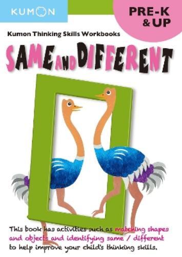 Kumon Publishing Kumon Pre K Same & Different (Tascabile)