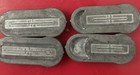 Singer 160506 metal buttonholers with white faceplate, black trim, and silver crescent-shaped design on red background.