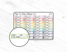 2870~~Fasting Trackers Planner Stickers.