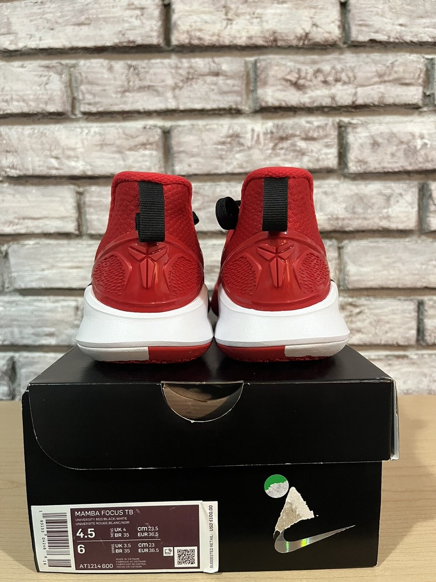 Size 4.5 - Nike Mamba Focus TB University Red for sale online | eBay