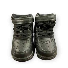 Toddler Nike Air Force 1 Mid LE TD Triple Black Shoes