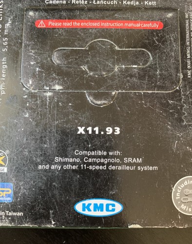 KMC X11.93 Silver 11 Speed Chain - New - Picture 4 of 4