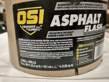 OSI Quad Flexible Asphalt Window Door Flashing Adhesive Tape 4in x 100 ft Roll
