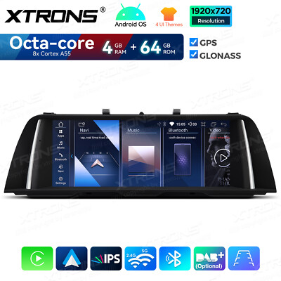 For BMW 5er F10 F11 NBT 2013-16 10.25'' Android14 CarPlay GPS Stereo 8Core 4+64GB