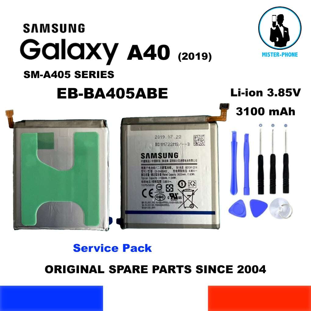 Batterie Samsung EB-BA405ABE Galaxy A40 SM-A405FN/DS remplacement 3100mAh