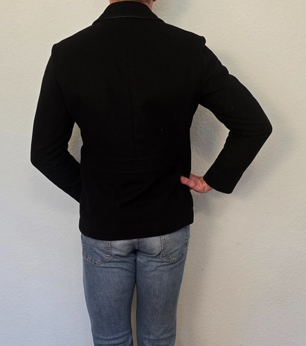 Hugo Boss Capone Jacke Jacket Cabanjacke Doppelreiher Gr. 48 super Zustand Schwa - Bild 8 von 12