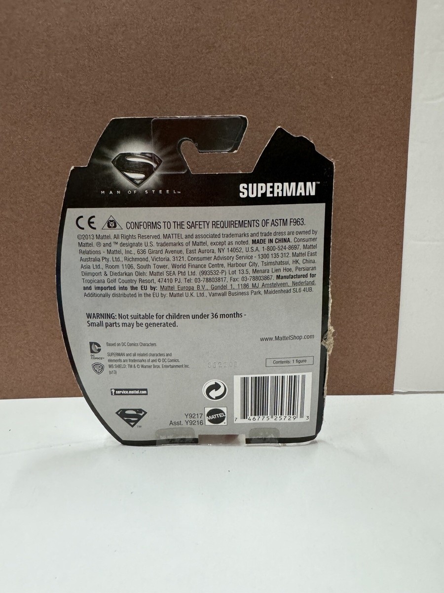 ℕ Mattel Y9217 Superman Man of Steel Armor Suit 3.75 in Action