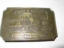 DURANGO TO SILVERTON D RG BELT BUCKLE - EXC - SR50