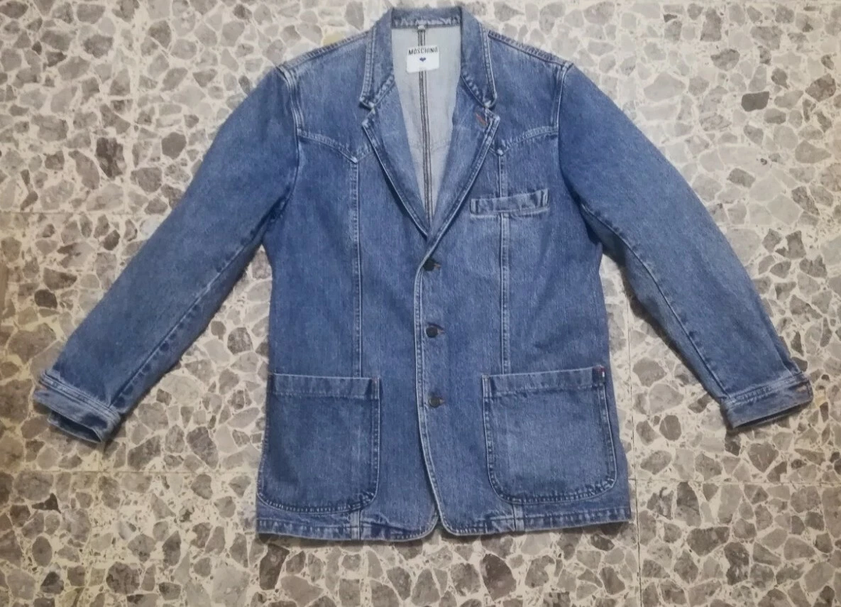 Vintage Clothing Moschino Giacca Jeans Giacca Jeans Moschino
