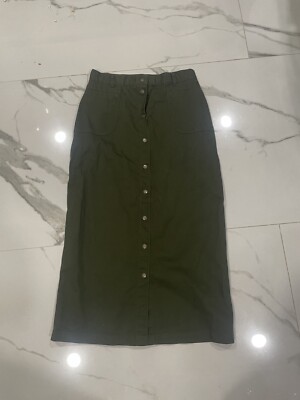 Fashion Bug Green Skirt Long Size