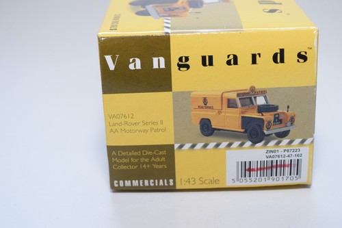 A67 1:43 VANGUARDS VA07612 LAND ROVER SERIES II AA MOTORWAY PATROL MIB VERY RARE - Picture 13 of 14