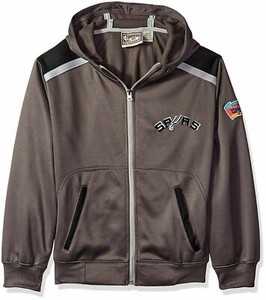 Youth NBA Hardwood Classic San Antonio Spurs Hoodie Full Zip Fleece - Small | eBay