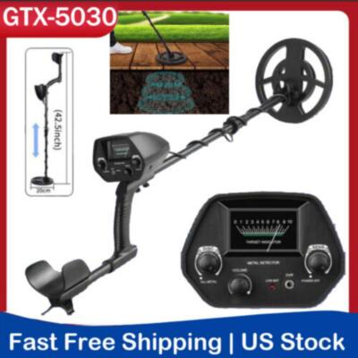 GTX5030 Metal Detector Treasure Gold Detector High Accuracy Search Coil US STOCK