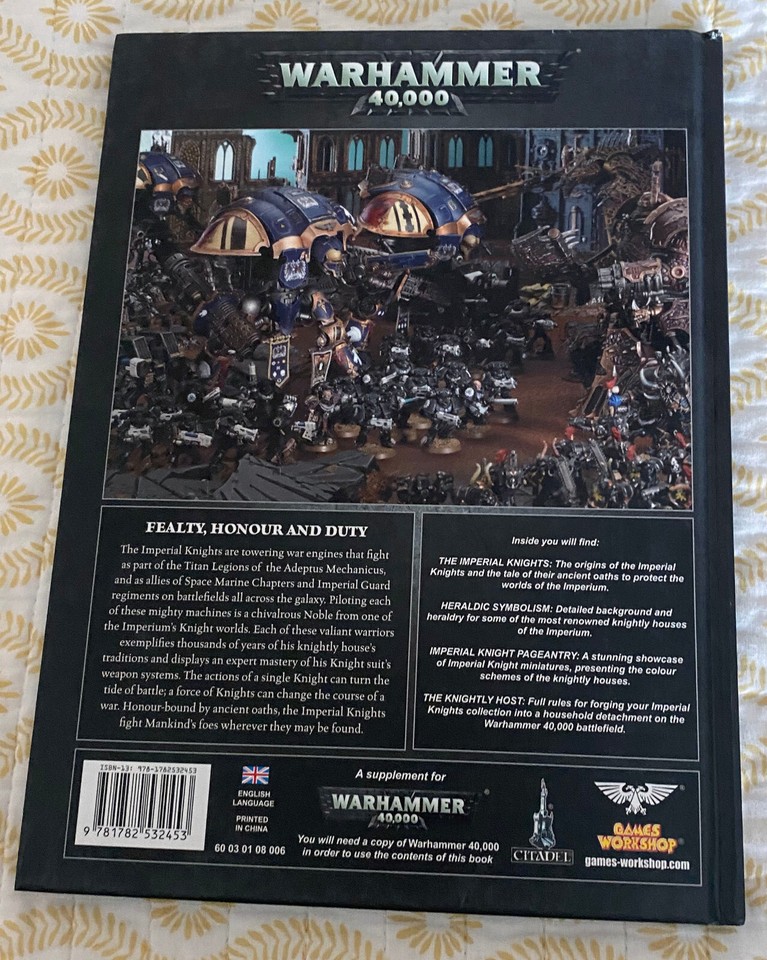 Warhammer 40.000 Codex: Imperial Knights - 112 Seiten Regelbuch