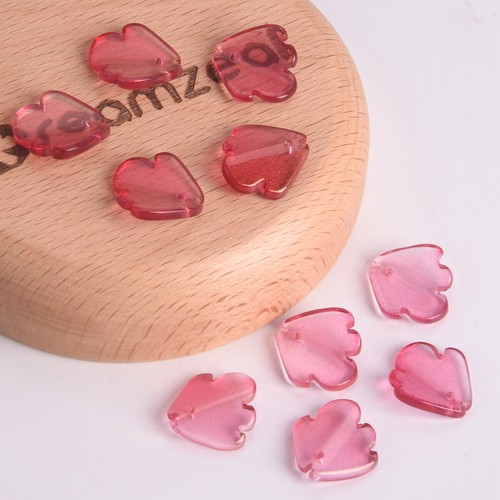10pcs 15mm Petal Shape Crystal Glass Loose Top Drilled Beads for Jewelry Making - Picture 34 of 55
