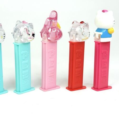 Lotto 6 dispenser Sanrio Hello Kitty Crystal e 1 pez bianco - Foto 8 di 13