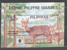 Philippines - Feuilles Yvert 82 ** MNH Faune
