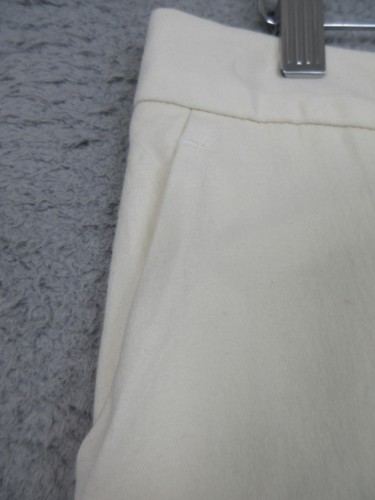 Pantaloni Talbots donna 8 Petite avorio italiano flanella lana foderato abito pantaloni lusso - Foto 5 di 19