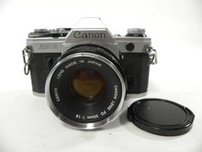 Canon AE-1 35mm SLR with a 50mm f/1.8 FD Lens