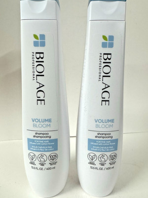 2 Pack --- Matrix Biolage Volume bloom Shampoo for Fine Hair 13.5oz  / NEW