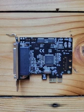 StarTech PEX2S1P553B 2S1P 2 Serial 1 Parallel PCIe x1 LowP - Tested