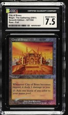 CITY OF BRASS 7th Edition Foil Rare CGC 7.5 MTG [Nostalgium]