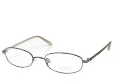 Vintage Hugo Boss Women's Eyeglasses HB11528-GR-49mm Grey Metal Frame Optical