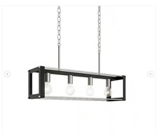 Kichler Chatwin 30.6 in 4 Light Brushed Nickel Chandelier Light Fixture NEW