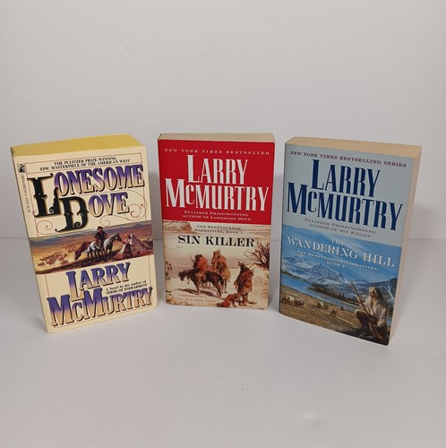 Larry McMurtry Book Lot - Lonesome Dove and Berrybender Narratives Books 1 & 2