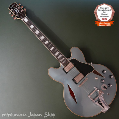 Epiphone Shinichi Ubukata ES-355 Custom Bigsby ver02 Pelham Blue Electric Guitar