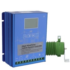 2000W Wind Solar MPPT Hybrid Charge Controller 12V-24V Boost charger Regulator