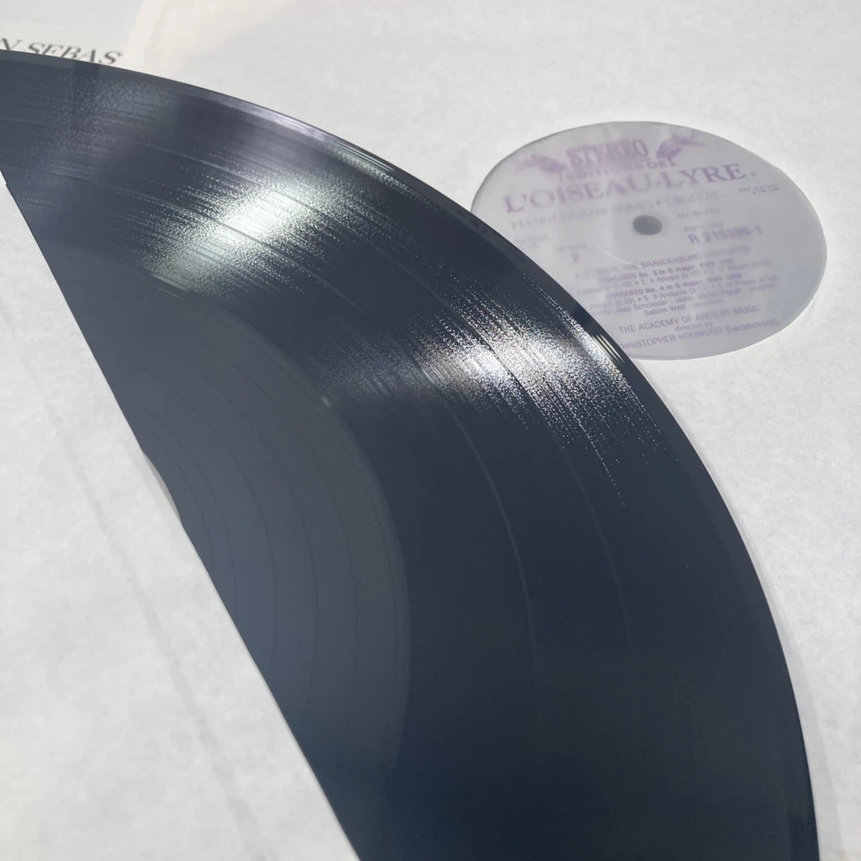 Bach Brandenburg Concertos Academy of Ancient Music 2LP R 215309 Hogwood Vinyl - Image 3 of 4