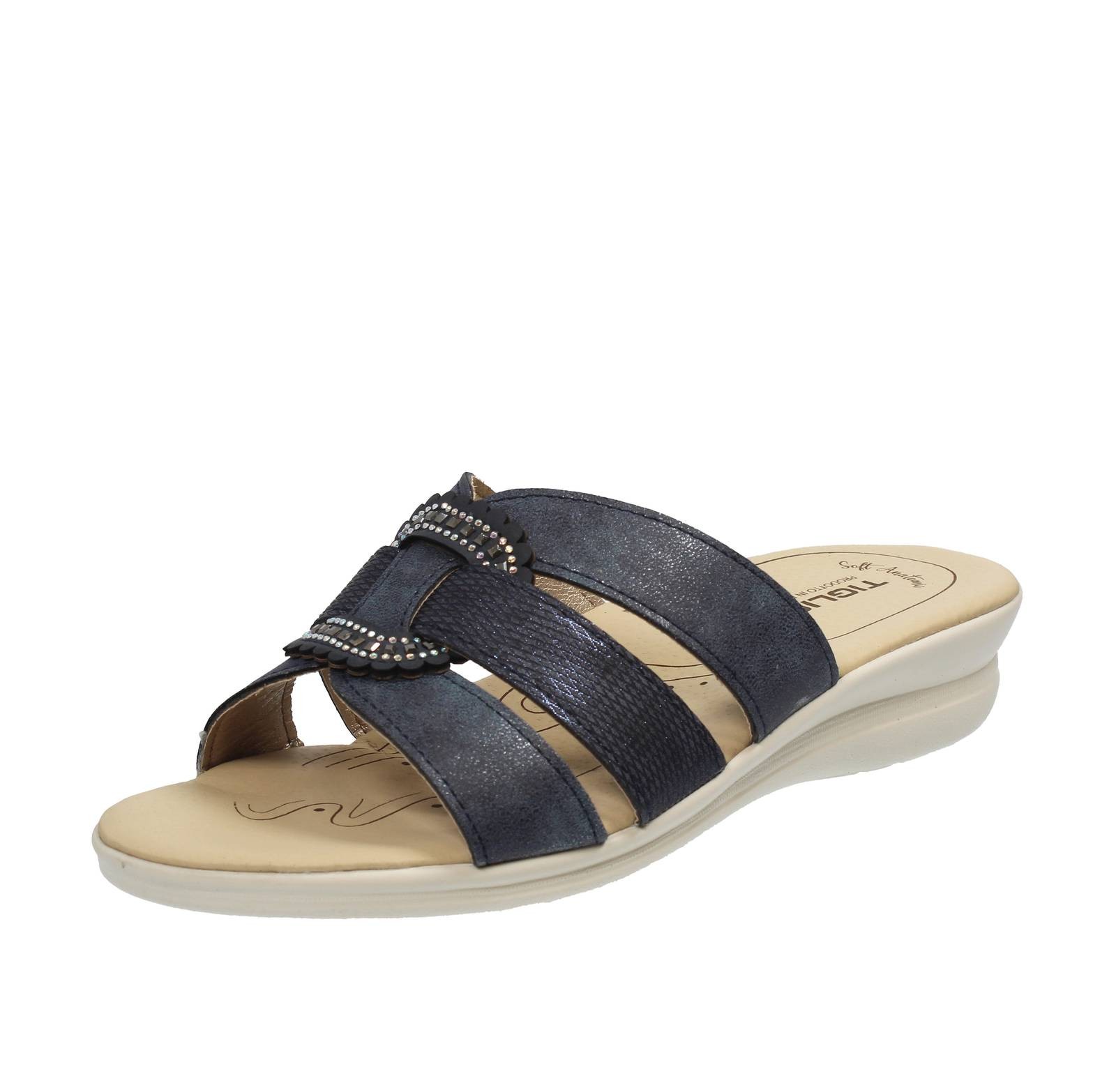 Бульвар Рамбла-Чиабатте-Кон-Цеппетта-Блю -Талья 40 Скарпе-Донна-Чиабатте-Цеппа 6890₽