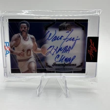 Leaf Metal Inscriptions (Walt Frazier) Auto MI-WF1 50/100