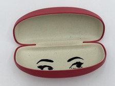 KATE SPADE NEW YORK PINK HARDSHELL CLAMSHELL SUNGLASSES GLASSES CASE